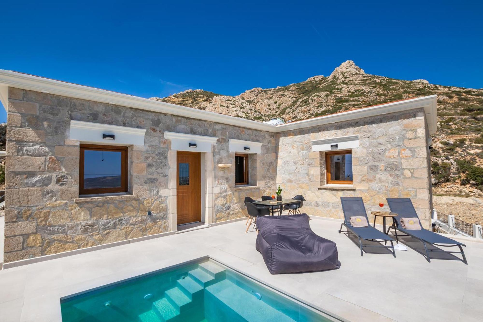 Lithos Luxury Pool Villa Karpathos Luaran gambar